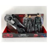 The Batman Batcycle & Figures Set