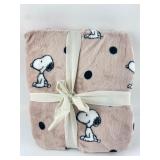 Rare Snoopy Polka Dot Twin Blanket
