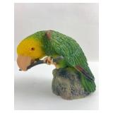 Parrot Figurine On Rock, 6ï¿½ï¿½ Tall