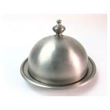 Web Early American Pewter Butter Dish