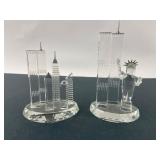 Crystal World Trade Center & Skyline Sculptures