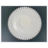 Fenton Milk Glass Cake Plate 15.5ï¿½ï¿½