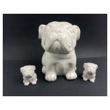 Threshold Bulldog Jar & Shaker Set