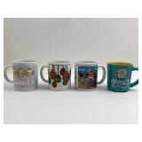 4 Coffee Mugs By Hallmark & Leanin Tree