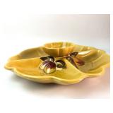 Los Angeles Potteries Harvest Gold Chip & Dip Set