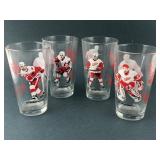 2002 Red Wings Glasses By Coca-Cola