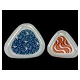 Vintage IKEA Nesting Glass Trays Lot Of 2