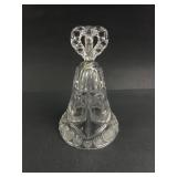 Crystal Bell With Heart Shape Handle