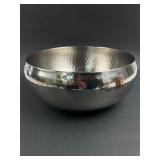 Hammered Metal Bowl 11ï¿½ï¿½ Diameter 5ï¿½ï¿½ Tall