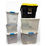 Plastic Storage Totes With Lids