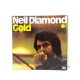 Neil Diamond Gold Vinyl Record LP