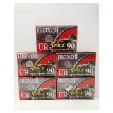 Maxell UR 90 Audio Cassette 5-Pack Sealed