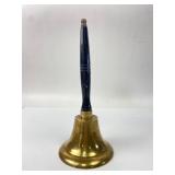 Vintage Brass Hand Bell Made In Hong Kong