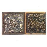 Wood & Metal Decorative Tiles 14 X 14