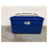 Rubbermaid Bin W/ Assorted Kitchen & Household Ite