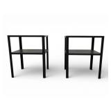 Black Metal Side Tables
