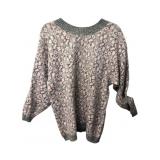 T.Q. Pink & Gray Knit Sweater