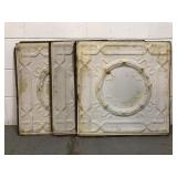3 Tin Ceiling Tiles 24.75ï¿½25 Inches
