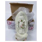 Roman Lady Of Grace Font With Roses