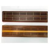 Drueke Wooden Cribbage Boards W/Pegs