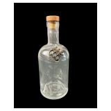 Three Monkeys Glass Bottle With Cork