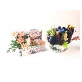 Decorative Floral Arrangements With Birds