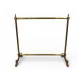 Brass Towel Rack With Decorative Ends