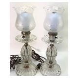 Glass Table Lamps With Frosted Shades
