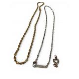 Gold & Silver Necklaces With Heart Pendant