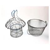 Wire Baskets With Handles