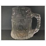 Libbey Glass Mug The Flintstones Design