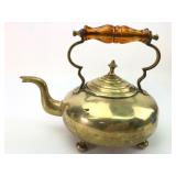 James Clews Birmingham Brass Tea Kettle