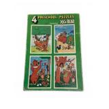 Warren 4 Preschool Puzzles Featuring Yogi Bear