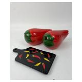 Chili Pepper Tureen Set & Decorative Tray