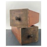Wooden Drawer Boxes With Knobs