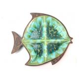 Treasure Craft Fish-Shaped Divided Dish