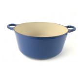 Blue Enamel Cast Iron Dutch Oven 9 1/2ï¿½ Diameter