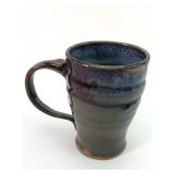 Handmade Signed Pottery Mug 5 Tall