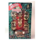 Holiday Carousel Light & Music Decor