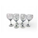6 Greenbrier Goblets Smoke Gray