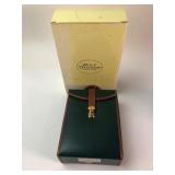 Wolf Designs Genuine Leather Jewelry Case