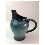 Handcrafted Ceramic Pitcher With Glaze