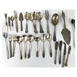 Silverplate & Stainless Flatware Set