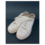 Crown Vintage White Platform Sneakers