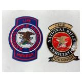 NRA Life Member Sticker & Patch Set