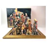 Nativity Scene Figures On 17ï¿½ï¿½ x 14ï¿½ï¿½ Mirror