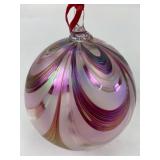 Ornamental Blown Glass Lava Ornament