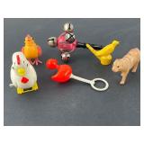 Vintage Animal Toys & Rattles