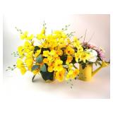 Yellow Artificial Floral Arrangements Set