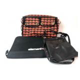 Gap Bag, Black Leather Bag & Element Case